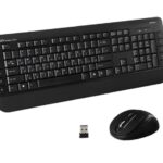 کیبورد و ماوس بی سیم هترون مدل HKCW140