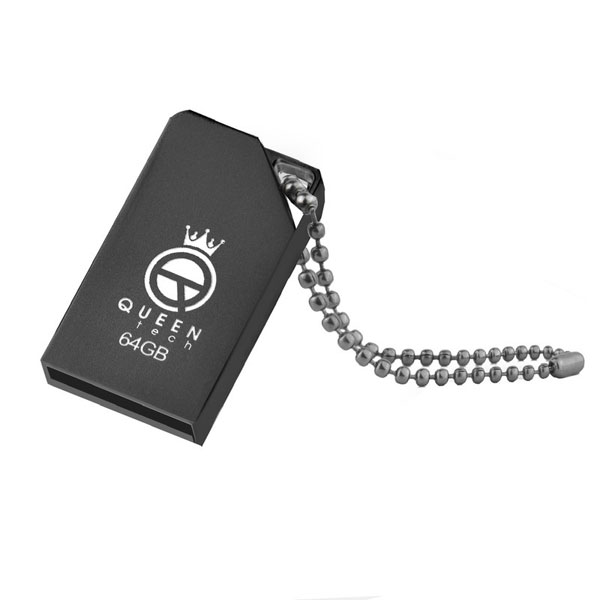 خرید و قیمت فلش کوئین تک ظرفیت 64 گیگ فلزی رنگ مشکی